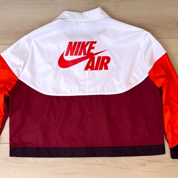 EUC Nike Air Women's Colorblock Woven Jacket AH7630 Med / Throwback 90s Style - Picture 3 of 16